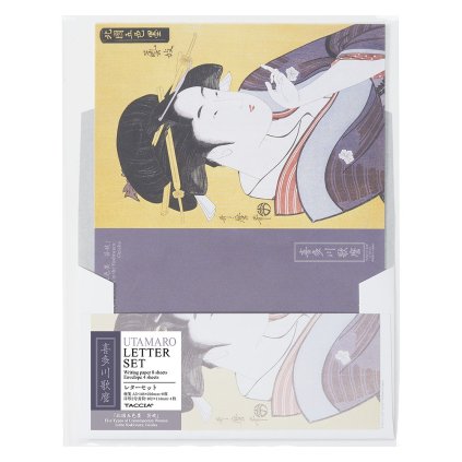 Taccia dopisní sada Utamaro, geisha