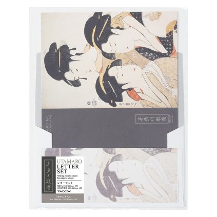 Taccia dopisní sada Utamaro, tři krásky