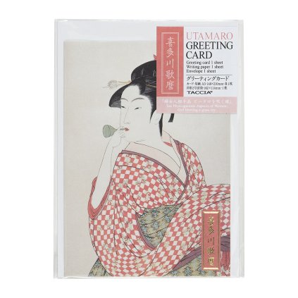 Taccia přání s obálkou A6, Utamaro