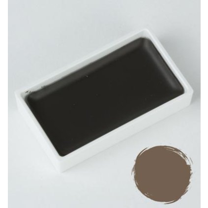 Kuretake Gansai Tambi single Raw Umber Deep