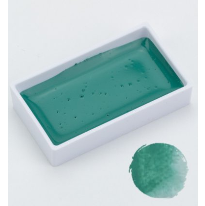 Kuretake Gansai Tambi single Cobalt Green