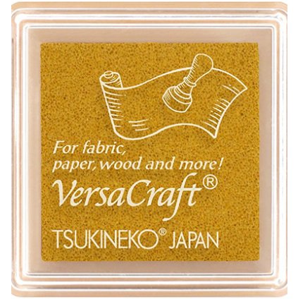 Tsukineko razítkovací inkoust Versacraft, mustard yellow