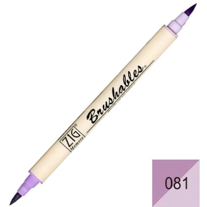 Kuretake štetcový fix oboustranný ZIG Brushables, 081 hyacinth