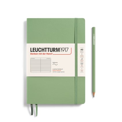 Leuchtturm1917 čistý zápisník Softcover A5, Sage
