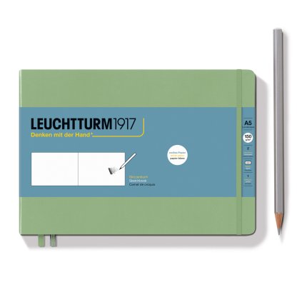 Leuchtturm1917 skicák Landscape 150g, Sage