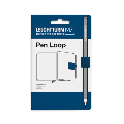 Leuchtturm1917 Pen Loop samolepící držák na pero, Indigo