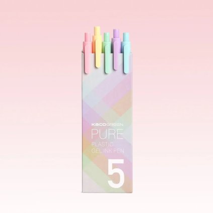 KACO Pure sada barevných per Macaron, 5 kusů