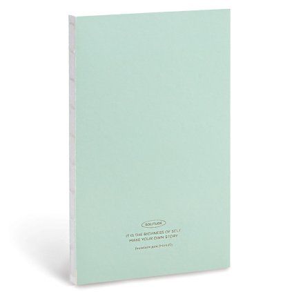 Iconic linkovaný zápisník Solitude B6, 01 Soft Mint