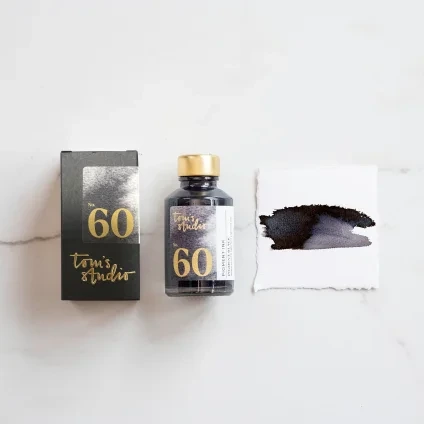 Tom's Studio archivační inkoust 50 ml, Pigment Black