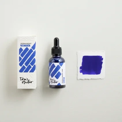 Tom's Studio permanentní inkoust 30 ml pro Lumos a Ori, Permanent Blue