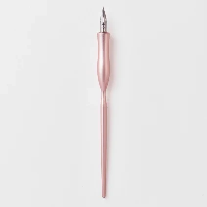 Tom’s Studio kaligrafické pero Flourish Rose Gold – rovné