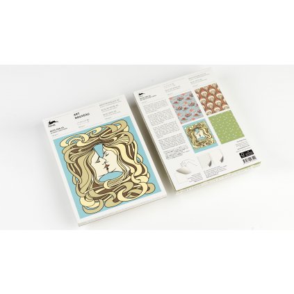 Pepin Press note pads A4 Art Nouveau 01 COVER 1920x1080