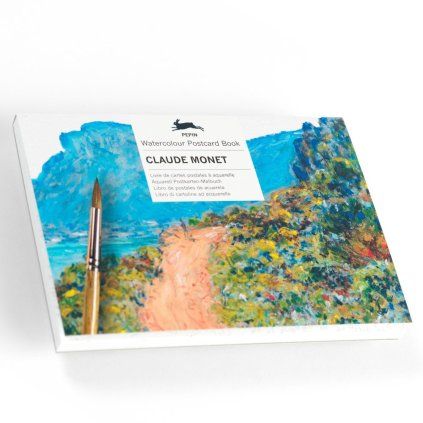 The Pepin Press watercolour postcard book A6, Claude Monet