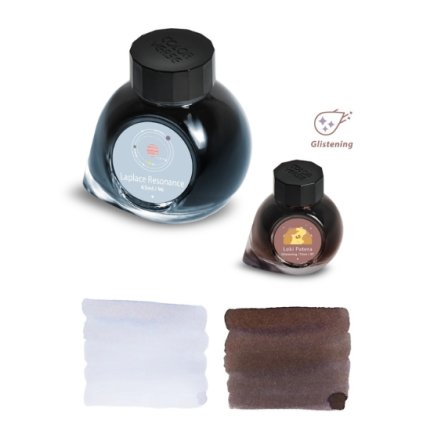 Colorverse set třpytivých inkoustů 65ml+15ml, No.9697 Laplace Resonance & Loki Patera pruh
