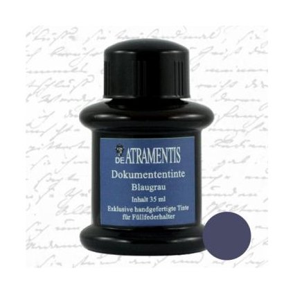 De Atramentis voděodolný inkoust 45 ml, Document Ink, Blue Grey