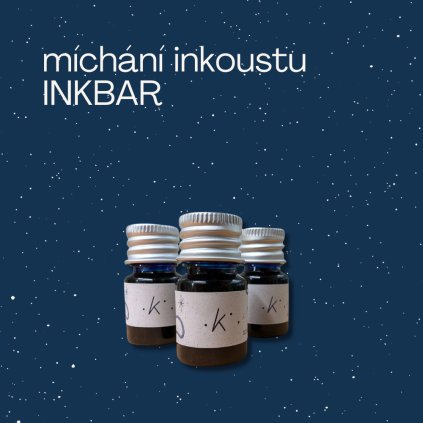 Workshop InkBar míchání barev inkoustu