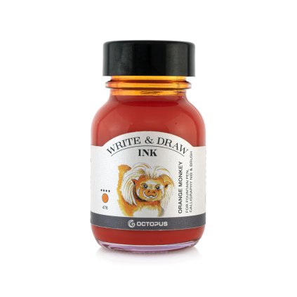 write and draw inks colorieren sketchen tusche tinte orange monkey 50 ml