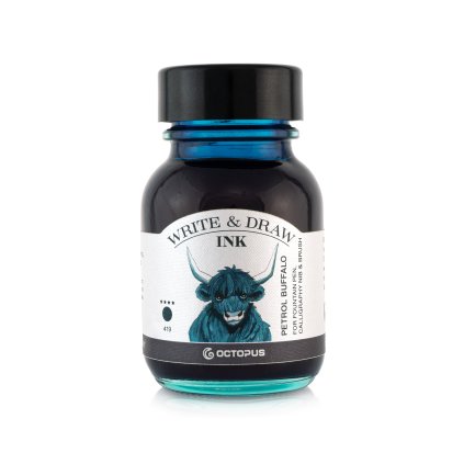 write and draw inks colorieren sketchen tusche tinte petrol buffalo 50 ml