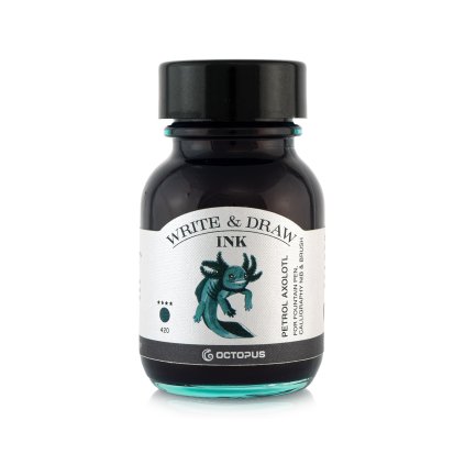 write and draw inks colorieren sketchen tusche tinte petrol axolotl 50 ml