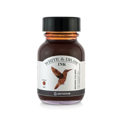 write and draw inks colorieren sketchen tusche tinte brown kolibri 50 ml