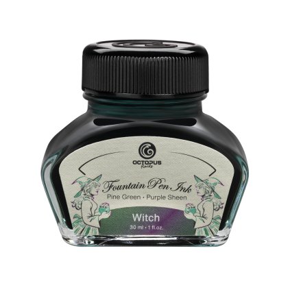 Octopus Sheen Ink Schreibtinte zweifarbig gruen Witch