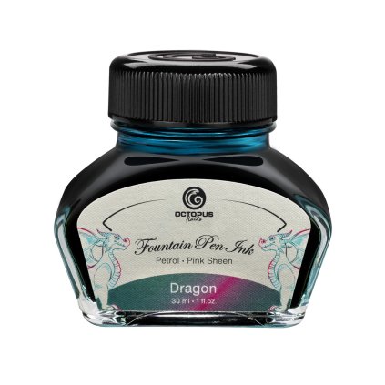 Octopus Sheen Ink Schreibtinte zweifarbig tuerkis Dragon