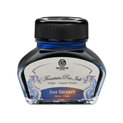 Octopus Sheen Ink Schreibtinte zweifarbig blau Sea Serpent