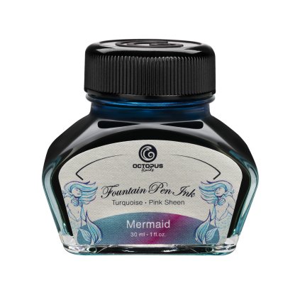 Octopus Sheen Ink Schreibtinte zweifarbig tuerkis Mermaid