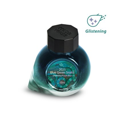 Colorverse třpytivý inkoust 15 ml, 2025 Blue Green Snake Purple Blue