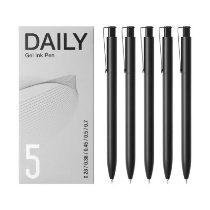 KACO Daily sada 5 rollerů, černé