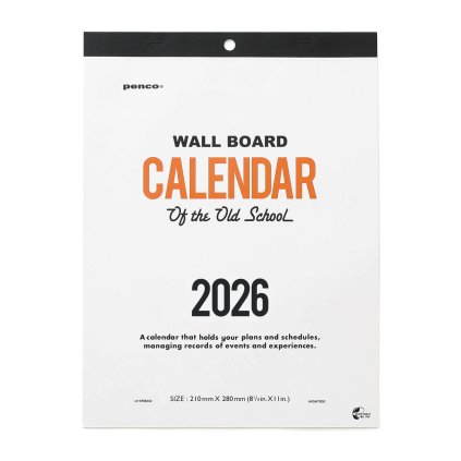 Penco nástěnný kalendář 2026, A4