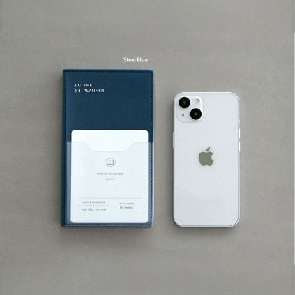 Iconic diář The Planner S 2026, 06 modrá