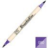 Kuretake štetcový fix oboustranný ZIG Brushables, 080 pure violet