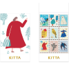 Kitta sada nálepek, kolekce