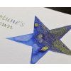 octopus fluids celestial glitter ink shimmer swatch blue gold 03