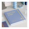 turn the page diary perpetual 6 months 03 blue soda Iconic nedatovaný diář Turn the page, modrá