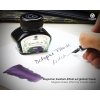 Fuellhaltertinte Schreibtinte Sheen Ink gruen violett Witch