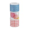 Kokuyo Bobbin sada washi pásek, 3 ks colorful e