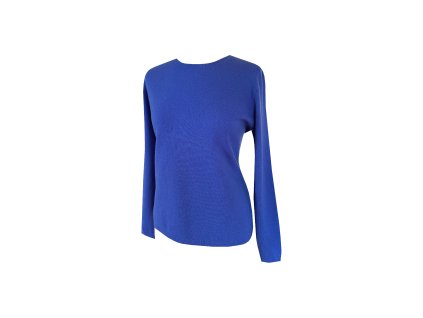 lands end kasmirovy svetr modry