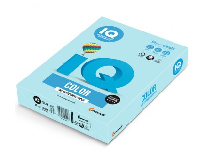 IQ COLOR MB30 A4 160g středně modrá