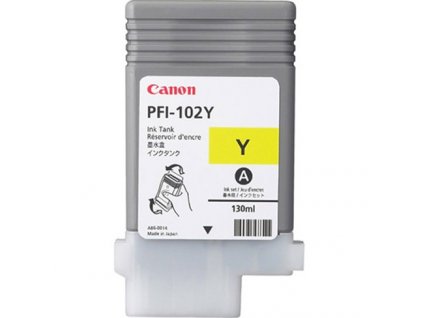 Originální inkoust Canon PFI102Y žlutý