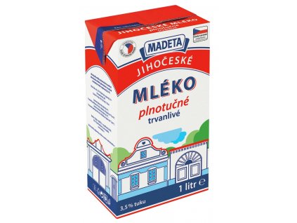Mléko trvanlivé plnotučné 1l