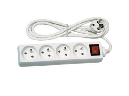 11841 1 prodluzovaci kabel 2m 4 zasuvky s vypinacem