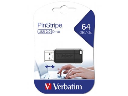 12144 verbatim pinstripe 64gb usb2 0