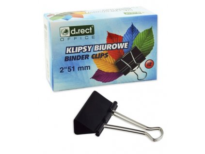 13524 klip binder 51mm cerny 12ks