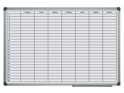 Plánovací tabule týdenní 90x60cm