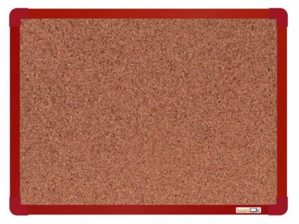 Korková tabule BoardOK 60x45cm červená