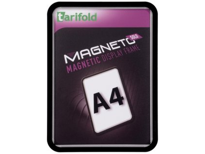 Kapsa s rámečkem TARIFOLD Magneto Solo A4 černá