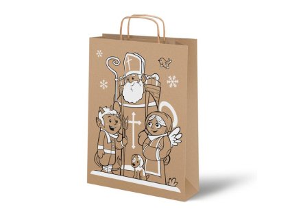 Papírová taška Mikuláš 22x28x10cm