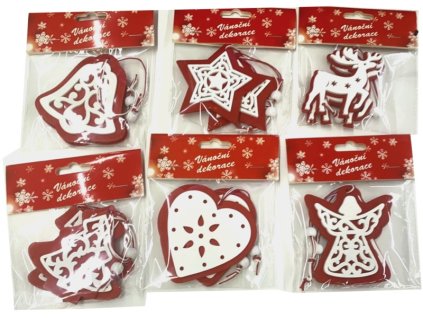 Dřevěné vánoční dekorace